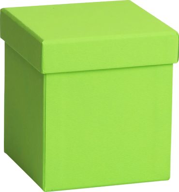 Geschenkbox 11x11x12cm CUBE OC h. gn