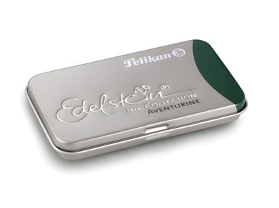 Pelikan Tintenpatrone Edelstein Ink GTP/6 Aventurine im Metalletui