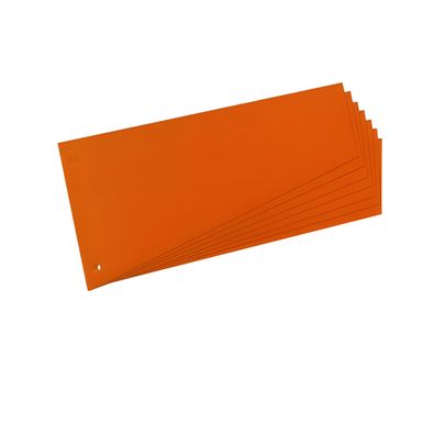 Herlitz Trennstreifen Trapez 12,0x23,0cm or 100St Kraftkarton gelocht