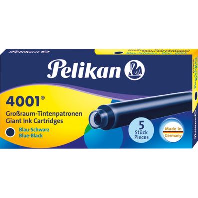 Pelikan Tintenpatrone 4001 Großraum GTP/5 blau-schw