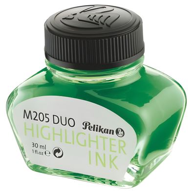 Pelikan Textmarkertinte L. grün 30ml für Füllhalter M 205