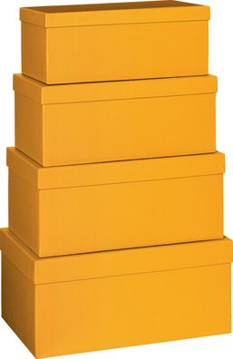 Geschenkkarton uni orange 52 7845 17 4tlg hoch