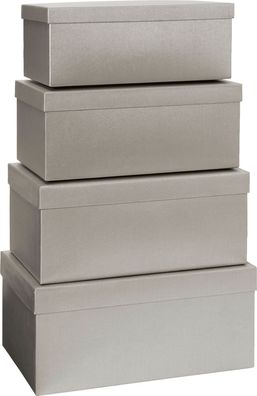 Geschenkkarton silber 52 7821 75 4tlg Hoch