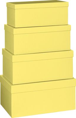 Geschenkkarton uni gelb 52 7855 10 4tlg hoch