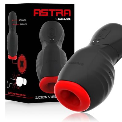 Jamyjob ASTRA Vibrator mit Saugfunktion - mehrere Modi - leise & + Gratis Geschenk