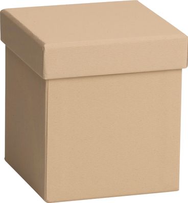 Geschenkbox 11x11x12cm CUBE OC h. br