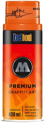 Molotow Sprühdose belton Premium Lackspray 400ml, Nr. 014, DARE orange