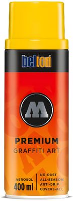 Molotow Sprühdose belton Premium Lackspray 400ml, Nr. 004, signalgelb