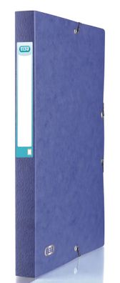 Oxford Sammelbox Eurofolio Prestige A4 600g starker Karton 2,5cm blau