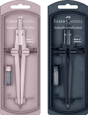 Faber Castell Schnellverstellzirkel Kr 340mm Stream25 sort