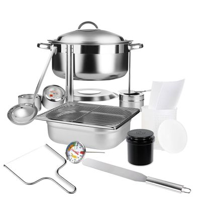 Käseschule Set "Utensilien für einen Platz" - Käseherstellung Lab Kultur