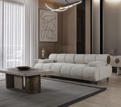 Multifunktion Couch Schlafsofa Verstellbar 3Sitzr auf 4 Sitzer 245cm