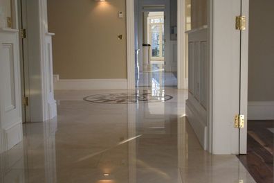 60x60 26m² Luxus Marmor Boden Naturstein Boden Belag Wand Fliesen Crema Fliese