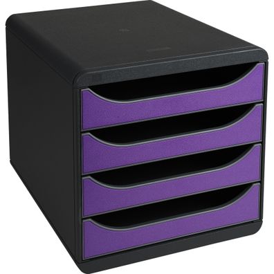 BIG-BOX Classic mausgrau/violett