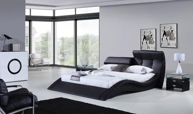 Multifunktion Bett Betten Ehebett Doppelbett Polsterbett Schlafzimmer Lederbett