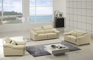 Design Couchen Sofas Polster 32 Sitzer Sofagarnitur Set Leder Sofa Garnituren