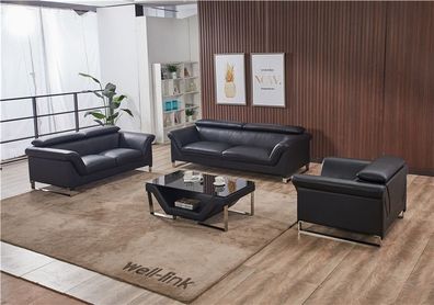 Design Couchen Sofas Polster 311 Sitzer Sofagarnitur Garnituren Set Leder Sofa