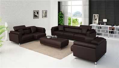 Design Couchen Sofas Polster 311 Sitzer Sofagarnitur Set Leder Sofa Garnituren