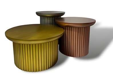Couchtisch Set Wohnzimmertisch Beistelltisch Kaffeetisch 3tlg Moderne Möbel