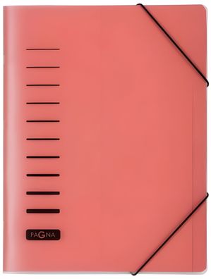 Pagna Ordnungsmappe 6 Fächer rot