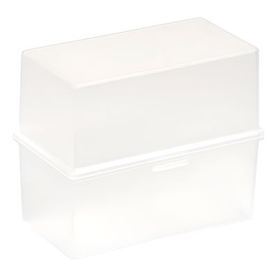 Exacompta Karteikassette A7 glasklar
