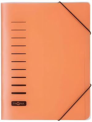 Pagna Ordnungsmappe 6 Fächer orange
