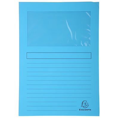 Fenstermappe A4 Forever h-blau 25St