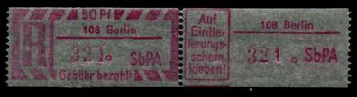 DDR Einschreibm Nr 2-108 postfrisch WAAGR PAAR X738352