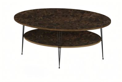 Eleganter Couchtisch aus Holz in Braun für modernes Wohnzimmer