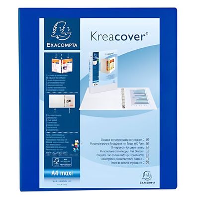 Ringb A4 KC 3seit R 50mm 4R 30mm bl