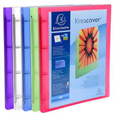 Ringbuch A4 4R 15mm KC Chroma sort