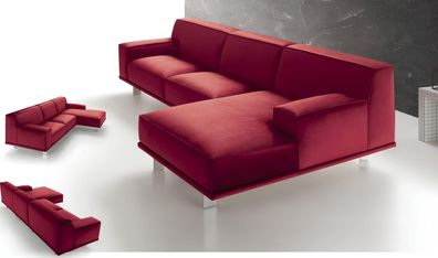 Wohnlandschaft Sofas Eckcouch Textilpolster Design Ecksofa Couch Sofa alfitalia