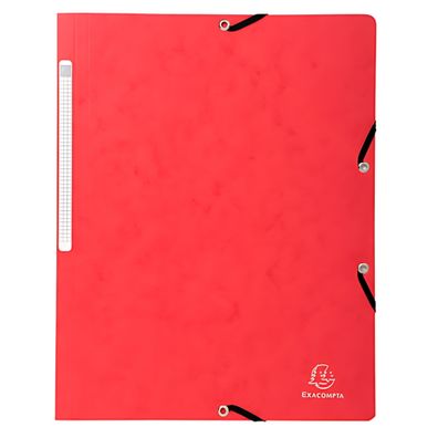 Eckspannmap A4+ mE Cspan 355g rot