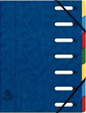 Ordnmappe 7Tlg A4 Harmonika bl