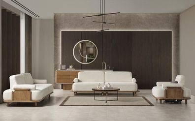 Luxussofa Relaxsofa Wohnzimmer Sofa Couch Wohnzimmer Designersofa 3tlg