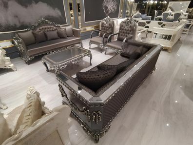 Luxuriöse dreisitzer Sofa modernen 3 Sitzer Stilvolle Sofa 3 Sitzer Braun