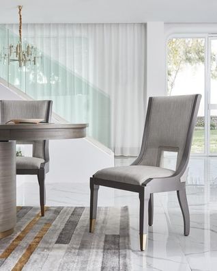 Lehnstuhl Design Luxus Möbel Stuhl Hochwertige Stühle Lehn Hotel Einrichtung Neu