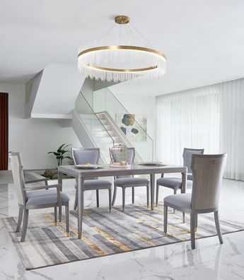 Komplette Garnitur Esszimmer Stuhlgruppe Garnitur 6x Lehnstuhl Stühle Gruppen