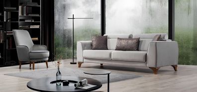 Sitzgarnitur Couch 3 + 1 Sitz Garnitur Design Sofas Sofa Barock Polster Sessel