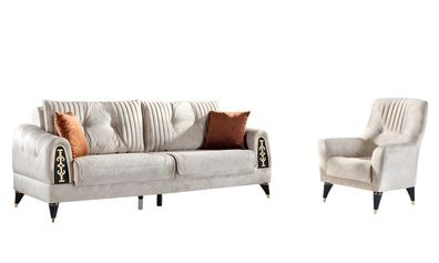 Wohnlandschaft Polstergarnitur Sitzgruppe Couchgarnitur Sofagarnitur Sofa Set 31