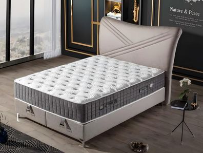 Luxuriöses Boxspringbett Stilvolles Design für höchsten Komfort elegante Akzente