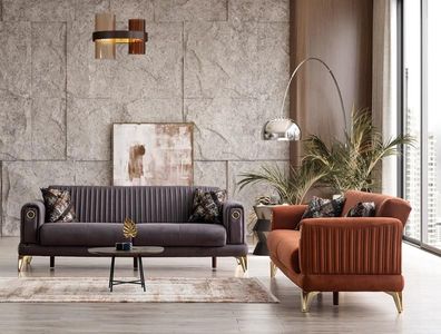 Komfortable Sofagarnitur 3 + 1 Sitze – Stilvolles Design für Wohnen & Entspannung