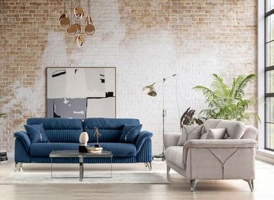 Sofagarnitur Elegantes Design Relaxgarnitur Loungeset Polsterset Gemütliche 3 + 3