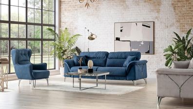 Gemütliche 3 + 1 Sofagarnitur Stilvolles Design für maximalen Komfort &Entspannung