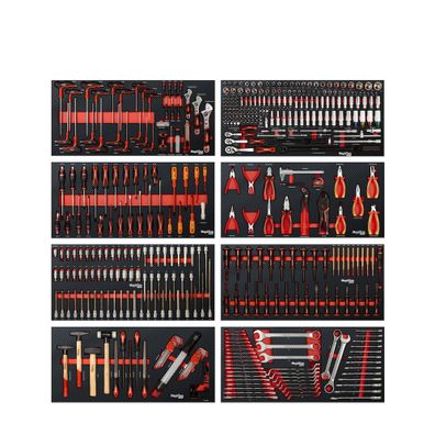 Werkzeugeinlagen- Set für Werkzeugwagen 71015 mit 8 Einlagen 84 x 39 cm