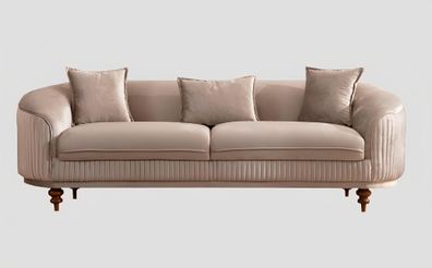 Sofa 3 Sitzer Design Sofas Polster Moderne Sitz Stoff Neu Möbel Couch