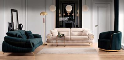 Wohnzimmer Polstermöbel Textil Sofagarnitur 331 Sitzer Modernes Sofa
