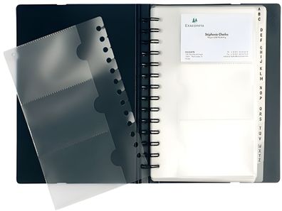 Visitenkartenbuch 120Kart Exacard