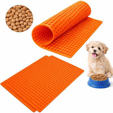 3x Silikon Backunterlage Backpapier Teigmatte Backmatte Teigunterlage Rollmatte