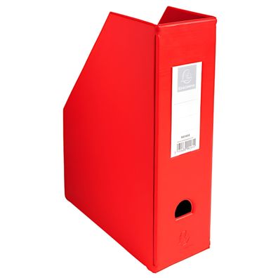 Stehsammler PVC 2mm Rueck 100mm rot